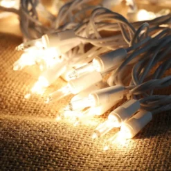 100 White Wire Christmas Lights Set 11 100 White Wire Christmas Lights Set -Christmas Decorations Store 100 Clear White Wire Christmas Light Set 3 result 600x600 1