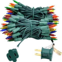 100 LED Multi Color Christmas Lights 19.35ft -Christmas Decorations Store 100 Count Multi Color Christmas Lights 5 result 600x603 1