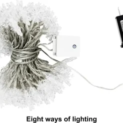 100 LED Snowflake Christmas Lights 35.9ft -Christmas Decorations Store 100 LED Christmas Snowflake String Lights 6 result result 600x459 1