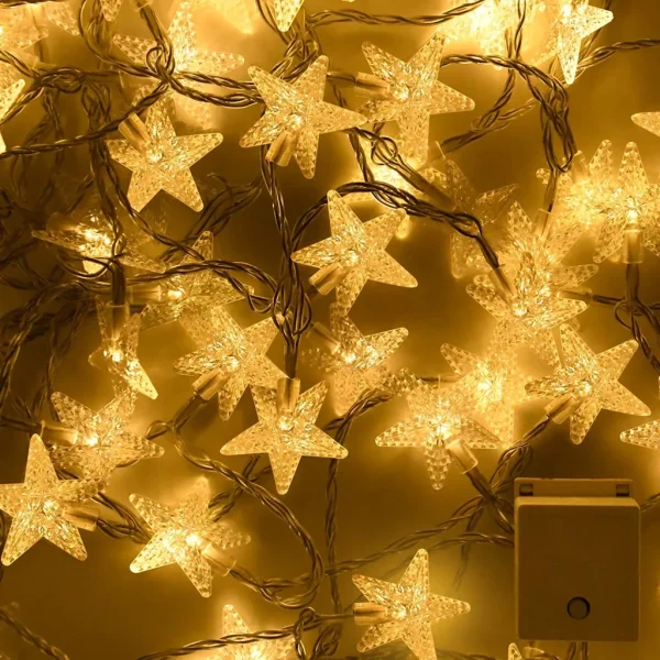 100 LED Christmas Star String Lights 3 100 LED Christmas Star String Lights