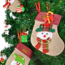 12pcs 3D Plush Burlap Mini Christmas Stockings -Christmas Decorations Store 10641 5 600x600 1