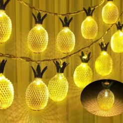 2x10 LED Pineapple Led Fairy String Lights 10ft 10 2x10 LED Pineapple Led Fairy String Lights 10ft -Christmas Decorations Store 10ft 10 LED Pineapple Fairy String Lights 2 Pack 2 result 600x469 1
