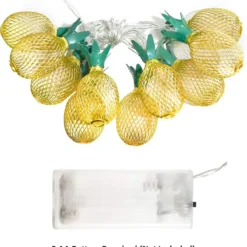 2x10 LED Pineapple Led Fairy String Lights 10ft 13 2x10 LED Pineapple Led Fairy String Lights 10ft -Christmas Decorations Store 10ft 10 LED Pineapple Fairy String Lights 2 Pack 5 result 600x632 1