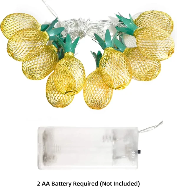 2x10 LED Pineapple Led Fairy String Lights 10ft 8 2x10 LED Pineapple Led Fairy String Lights 10ft - Image 6
