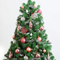 110pcs Rose Gold And White Christmas Ornament Balls 12 110pcs Rose Gold And White Christmas Ornament Balls -Christmas Decorations Store 110Pcs Assorted Christmas Ball Ornaments Rose Gold Silver White 5 result 600x900 1