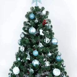 112pcs Baby Blue And White Christmas Ornaments -Christmas Decorations Store 112pcs Baby Blue and White Christmas Ornaments 4