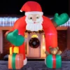 11ft LED Inflatable Santa Claus With Gift Boxes Archway 1 11ft LED Inflatable Santa Claus With Gift Boxes Archway -Christmas Decorations Store 11ft Giant Santa Claus with Gift Boxes Archway Inflatable 1 result 600x600 1