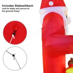 11ft LED Inflatable Santa Claus With Gift Boxes Archway -Christmas Decorations Store 11ft Giant Santa Claus with Gift Boxes Archway Inflatable 3 result scaled 600x600 1
