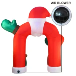 11ft LED Inflatable Santa Claus With Gift Boxes Archway -Christmas Decorations Store 11ft Giant Santa Claus with Gift Boxes Archway Inflatable 4 result 600x600 1