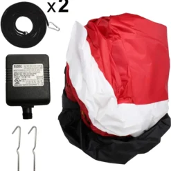 11ft LED Inflatable Santa Claus With Gift Boxes Archway -Christmas Decorations Store 11ft Giant Santa Claus with Gift Boxes Archway Inflatable 5 result 600x618 1