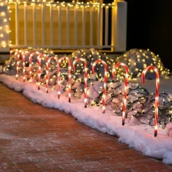12pcs Christmas Candy Cane Pathway 17in -Christmas Decorations Store 12Pcs Christmas Candy Cane Pathway 17in 6 result 600x600 1
