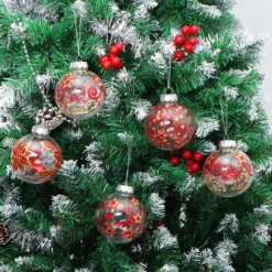 12pcs Assorted Christmas Clear Ornament Balls 3.15in 13 12pcs Assorted Christmas Clear Ornament Balls 3.15in -Christmas Decorations Store 12Pcs Christmas Transparent Ball Ornaments with Red and Gold Print 3.15in 6 result 600x600 1