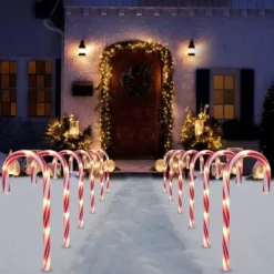 12pcs Christmas Candy Cane Pathway Lights Markers 12in 10 12pcs Christmas Candy Cane Pathway Lights Markers 12in -Christmas Decorations Store 12pcs Christmas Candy Cane Pathway Lights Markers 12in 2 600x600 1