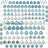 133pcs Assorted Blue And White Christmas Ornaments Set 2 133pcs Assorted Blue And White Christmas Ornaments Set -Christmas Decorations Store 133pcs Assorted Blue and White Christmas Ornaments Set 5 600x586 1