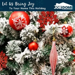 133pcs Assorted Red And White Christmas Ornaments Set -Christmas Decorations Store 133pcs Assorted Red and White Christmas Ornaments Set 5 600x600 1