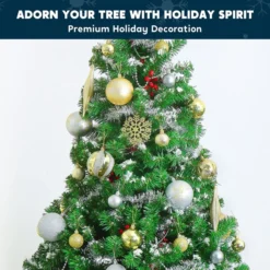 133pcs Gold And Silver Christmas Tree Ornaments -Christmas Decorations Store 133pcs Gold and Silver Christmas Tree Ornaments 4 600x600 1