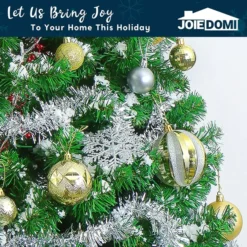 133pcs Gold And Silver Christmas Tree Ornaments -Christmas Decorations Store 133pcs Gold and Silver Christmas Tree Ornaments 5 600x600 1