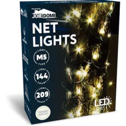 144 LED Warm White Led Christmas Net Lights -Christmas Decorations Store 144 LED Warm White Christmas Net Lights 2