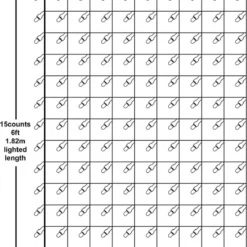 150 LED Warm White Christmas Icicle Light 4x6ft -Christmas Decorations Store 150 Incandescent Christmas Net Lights Warm White 6 result 600x938 1