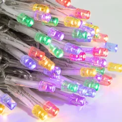150 LED Clear Wire String Lights 53.98ft -Christmas Decorations Store 150 Multicolor LED Clear Wire String Lights 3 result 600x600 1