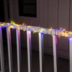 150 LED Clear Wire String Lights 53.98ft -Christmas Decorations Store 150 Multicolor LED Clear Wire String Lights 8 result 600x401 1