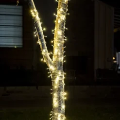 150 LED Warm White Clear Wire String Lights 59.38ft 10 150 LED Warm White Clear Wire String Lights 59.38ft -Christmas Decorations Store 150 Warm White LED Clear Wire String Lights 8 result 600x899 1