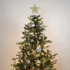 157pcs Gold Silver & White Assorted Christmas Ornaments