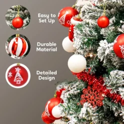 157pcs Christmas Ornaments Set Decoration -Christmas Decorations Store 157pcs Christmas Ornaments Set Decoration 3 600x600 1