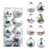 16pcs Chrismas Ball Snow Filled Christmas Ornaments