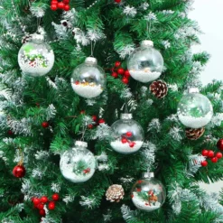 16pcs Chrismas Ball Snow Filled Christmas Ornaments -Christmas Decorations Store 16 Pcs Christmas Snow Filling Ornaments Ball Ornaments 4 result 1 600x600 1