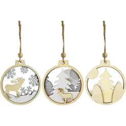 16pcs Wooden Reindeer Christmas Ornaments -Christmas Decorations Store 16pcs Wooden Reindeer Christmas Ornaments 4 结果