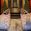 12pcs Christmas Candy Cane Pathway Markers 17in 1 12pcs Christmas Candy Cane Pathway Markers 17in -Christmas Decorations Store 17 Christmas Candy Cane Pathway Markers 1 result 600x600 1
