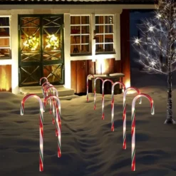 12pcs Green Pathway Markers Candy Cane Light Set 17in 13 12pcs Green Pathway Markers Candy Cane Light Set 17in -Christmas Decorations Store 17 Christmas Candy Cane Pathway Markers Set of 12 Thin Green 6 result 600x600 1