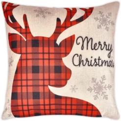 Christmas Buffalo Pillow Covers 18in -Christmas Decorations Store 18 Christmas Buffalo Pillow Covers 4 result 600x600 1
