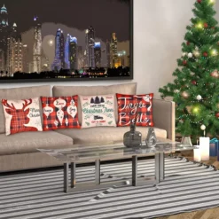 Christmas Buffalo Pillow Covers 18in -Christmas Decorations Store 18 Christmas Buffalo Pillow Covers 6 result 600x600 1