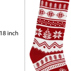6pcs Christmas Stocking Knitting Patterns Décor 18in 10 6pcs Christmas Stocking Knitting Patterns Décor 18in -Christmas Decorations Store 18 Knit Stockings 6 Pack 3 result 600x928 1