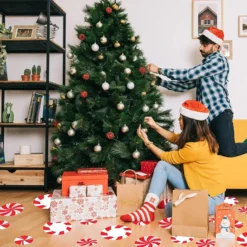 18pcs Peppermint Floor Decals -Christmas Decorations Store 18 Piece Peppermint Floor Decals Stickers 3 result 600x600 1