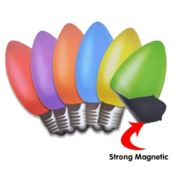 18pcs Car Bulb Magnetic Christmas Decorations -Christmas Decorations Store 18 Pieces Jumbo Automotive Christmas Light amp Ornaments Magnet 4 result 600x600 1