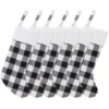 6pcs Plaid Black And White Christmas Knit Stockings 18in 2 6pcs Plaid Black And White Christmas Knit Stockings 18in -Christmas Decorations Store 18 White Black Christmas Stockings 6 Pack 1 result 600x600 1