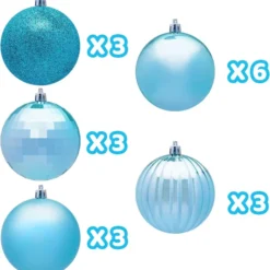 18pcs Baby Blue Shatterproof Ball Ornaments 3.15in -Christmas Decorations Store 18Pcs Baby Blue Christmas Ball Ornaments 3.15in 3 result 600x633 1