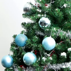 18pcs Baby Blue Shatterproof Ball Ornaments 3.15in -Christmas Decorations Store 18Pcs Baby Blue Christmas Ball Ornaments 3.15in 5 result 600x600 1