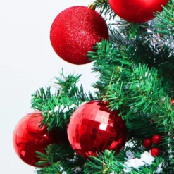 18pcs Red Christmas Ball Ornaments Decoration 3.15in -Christmas Decorations Store 18Pcs Christmas Ball Ornaments Red 5 result 600x600 1