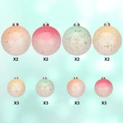 20pcs Macaroon Multicolor Christmas Ball Ornaments 3.14in 10 20pcs Macaroon Multicolor Christmas Ball Ornaments 3.14in -Christmas Decorations Store 18Pcs Macroon Design Christmas Ball 3 result 600x600 1