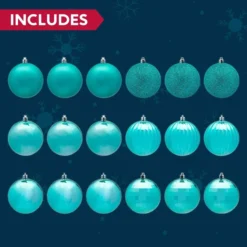 18pcs Blue Christmas Ornaments Balls Decoration 3.15in -Christmas Decorations Store 18pcs Blue Christmas Ornaments Balls Decoration 3 3 600x600 1