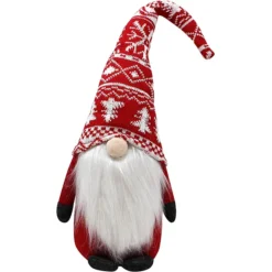 Christmas Gnome Plush Tabletop Decoration 19in