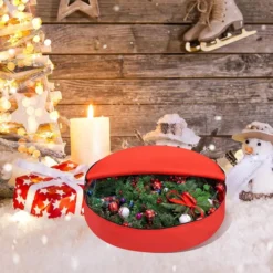 2pcs Red Christmas Wreath Storage Bags 30in -Christmas Decorations Store 2 Pack 30 Red Christmas Wreath Storage Bag 6 result 600x600 1