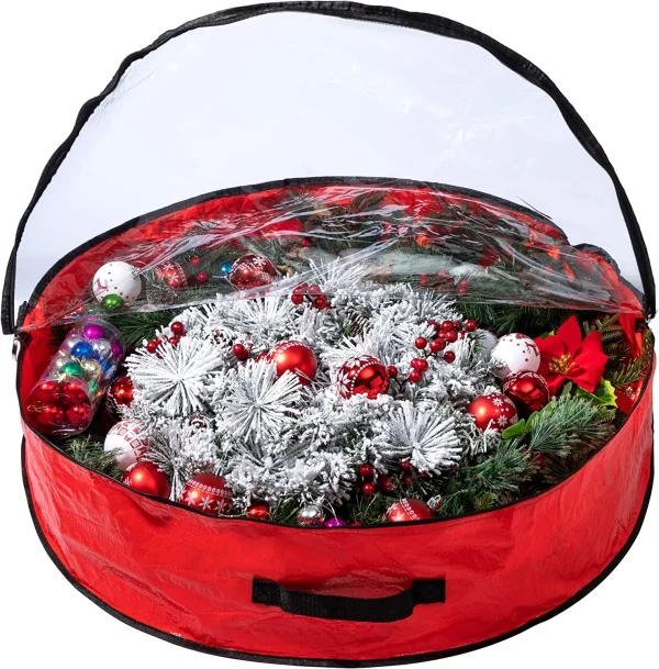 2pcs Christmas Wreath Storage Bag 5 2pcs Christmas Wreath Storage Bag - Image 3