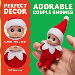2pcs Plush Christmas Elf Doll 10 2pcs Plush Christmas Elf Doll -Christmas Decorations Store 2 Pcs Red Tiny Baby Elf Doll Christmas 2 结果 600x600 1