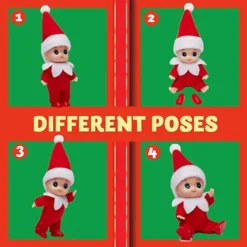 2pcs Plush Christmas Elf Doll 11 2pcs Plush Christmas Elf Doll -Christmas Decorations Store 2 Pcs Red Tiny Baby Elf Doll Christmas 5 结果 600x600 1