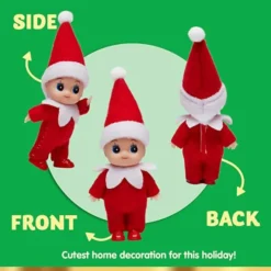2pcs Plush Christmas Elf Doll 13 2pcs Plush Christmas Elf Doll -Christmas Decorations Store 2 Pcs Red Tiny Baby Elf Doll Christmas 7 结果 600x600 1